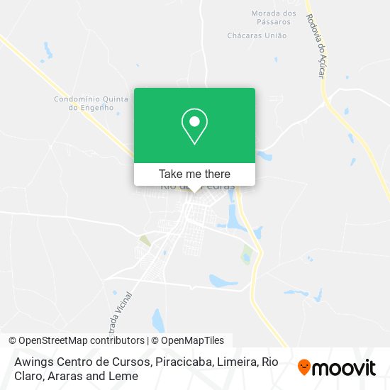 Awings Centro de Cursos map