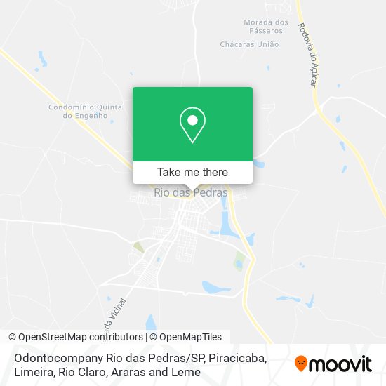 Odontocompany Rio das Pedras / SP map