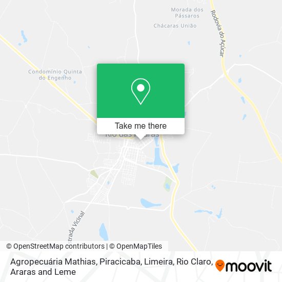 Agropecuária Mathias map