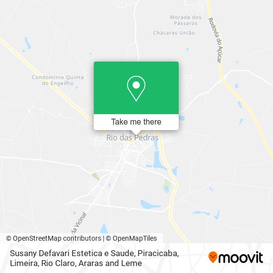 Susany Defavari Estetica e Saude map