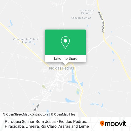 Paróquia Senhor Bom Jesus - Rio das Pedras map