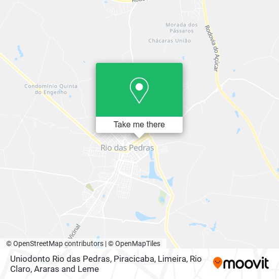 Uniodonto Rio das Pedras map