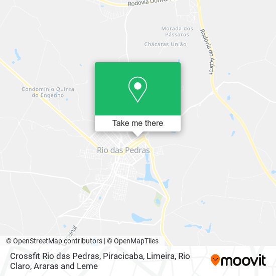 Mapa Crossfit Rio das Pedras