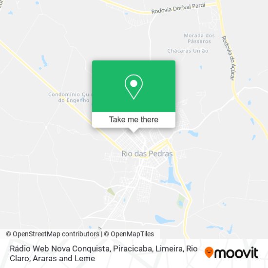 Rádio Web Nova Conquista map