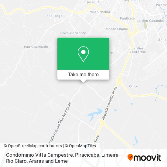 Mapa Condominio Vitta Campestre