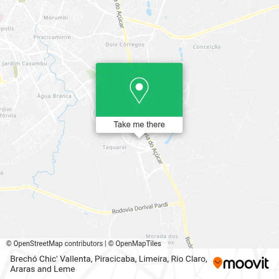 Brechó Chic' Vallenta map
