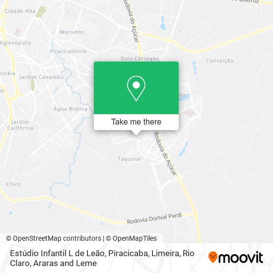 Estúdio Infantil L de Leão map