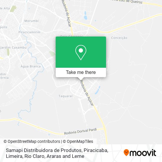Samapi Distribuidora de Produtos map
