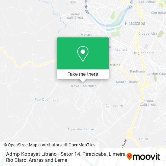 Admp Kobayat Líbano - Setor 14 map