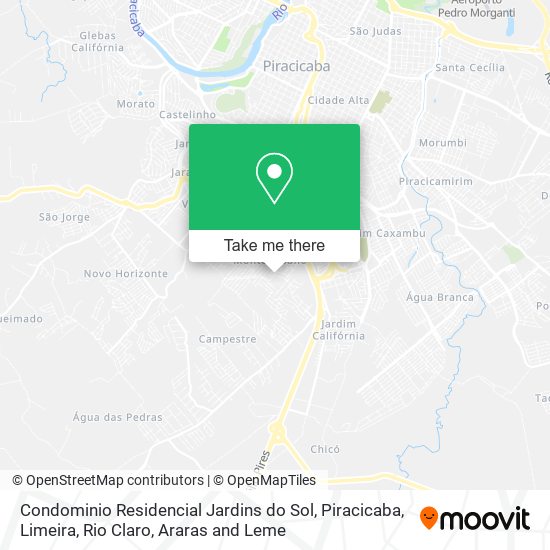 Condominio Residencial Jardins do Sol map