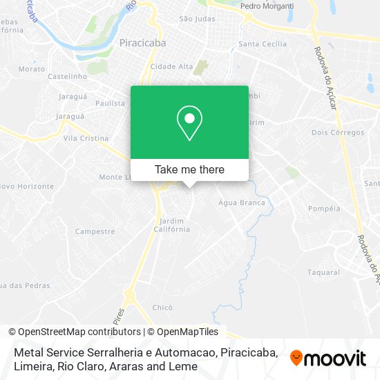 Metal Service Serralheria e Automacao map