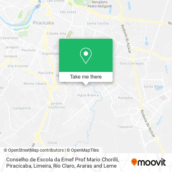 Conselho de Escola da Emef Prof Mario Chorilli map