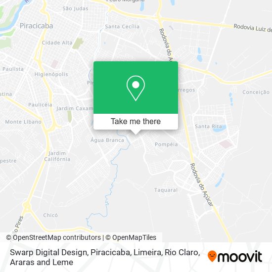 Swarp Digital Design map