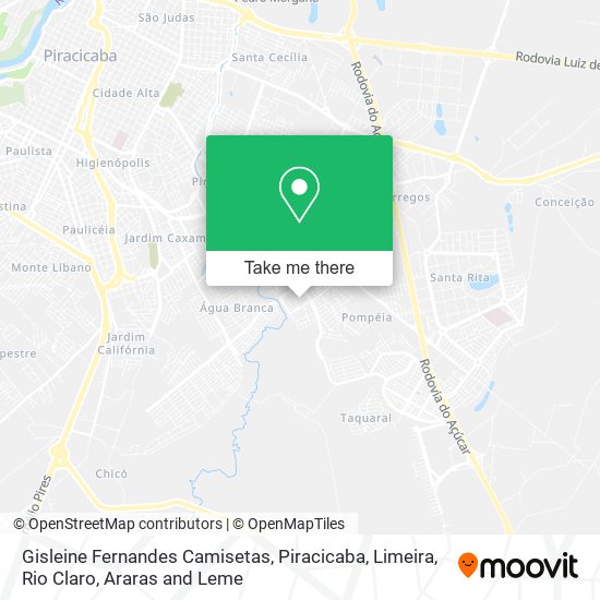 Gisleine Fernandes Camisetas map