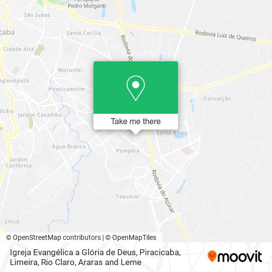 Mapa Igreja Evangélica a Glória de Deus