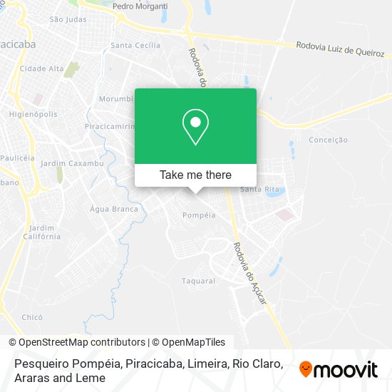 Pesqueiro Pompéia map