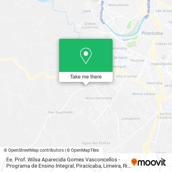 Ee. Prof. Wilsa Aparecida Gomes Vasconcellos - Programa de Ensino Integral map
