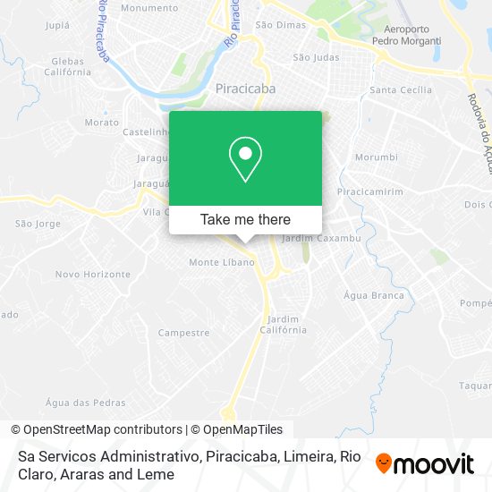 Sa Servicos Administrativo map