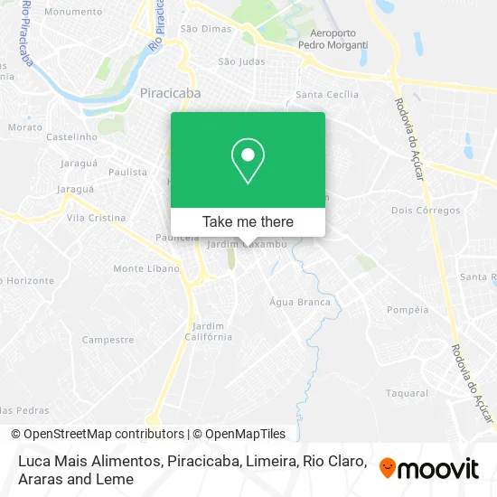 Luca Mais Alimentos map