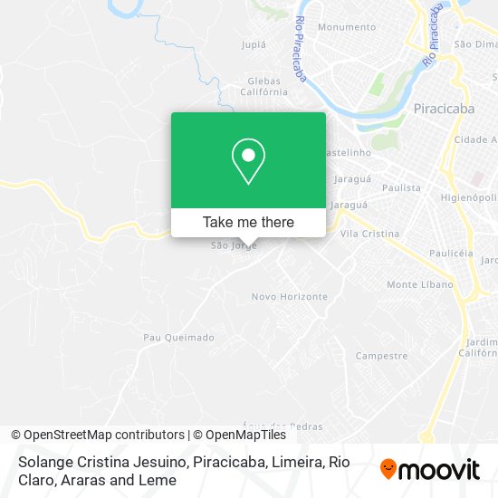 Solange Cristina Jesuino map