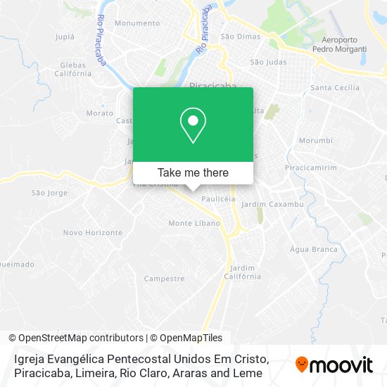 Igreja Evangélica Pentecostal Unidos Em Cristo map