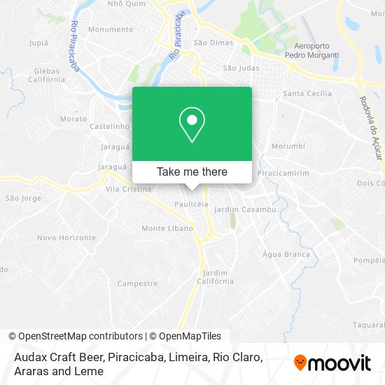 Audax Craft Beer map