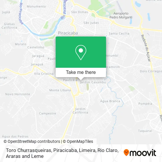 Toro Churrasqueiras map