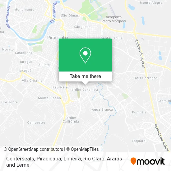Centerseals map