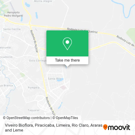 Viveiro Bioflora map