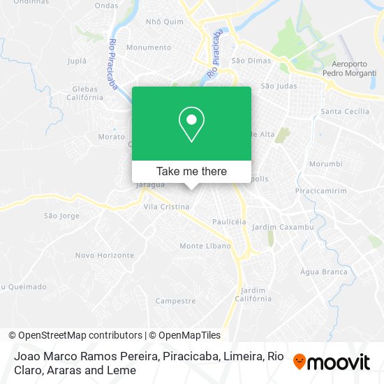 Joao Marco Ramos Pereira map