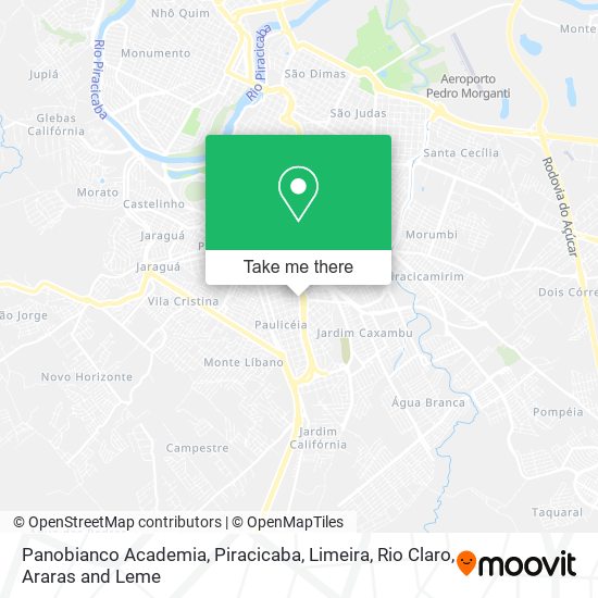 Panobianco Academia map