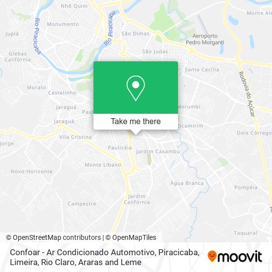 Confoar - Ar Condicionado Automotivo map