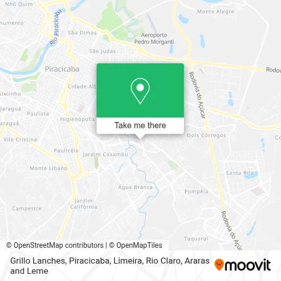 Grillo Lanches map