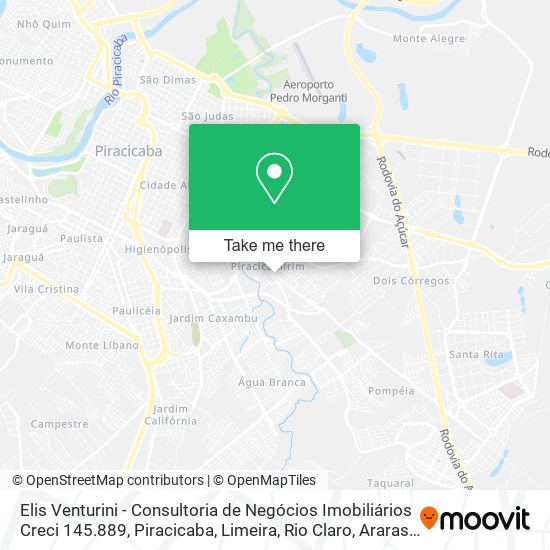Elis Venturini - Consultoria de Negócios Imobiliários Creci 145.889 map