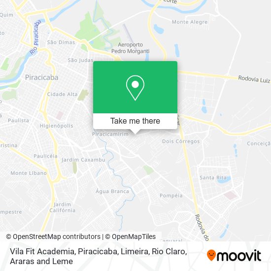 Vila Fit Academia map