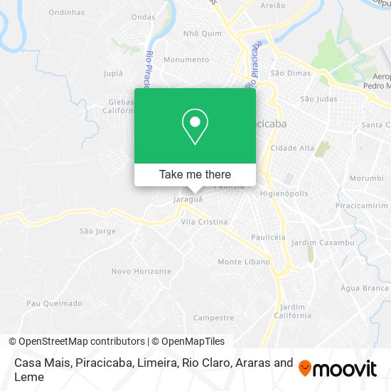 Casa Mais map