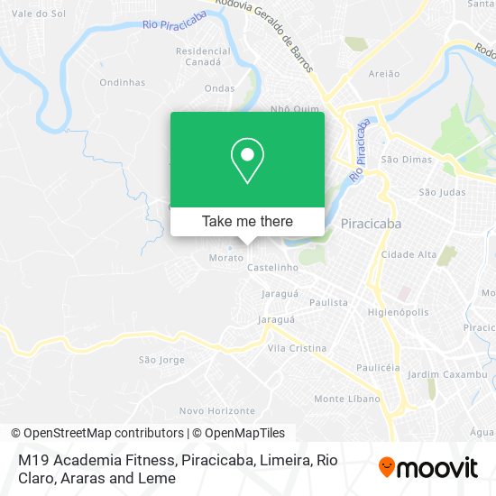 Mapa M19 Academia Fitness