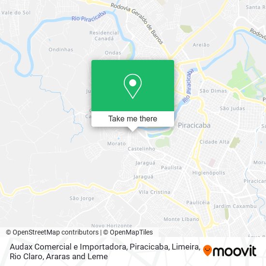 Audax Comercial e Importadora map