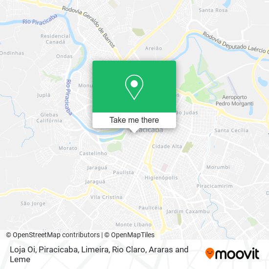 Loja Oi map