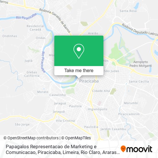 Papagalos Representacao de Marketing e Comunicacao map