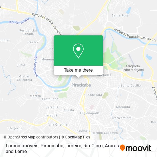 Larana Imóveis map