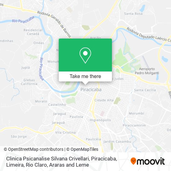 Clinica Psicanalise Silvana Crivellari map