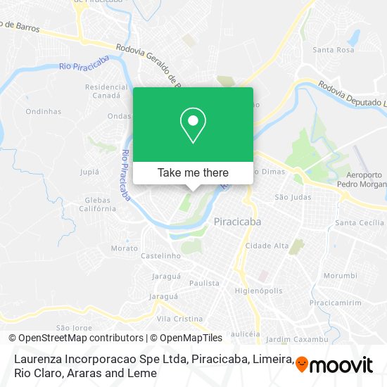 Laurenza Incorporacao Spe Ltda map