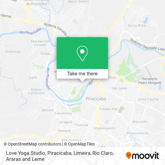 Love Yoga Studio map