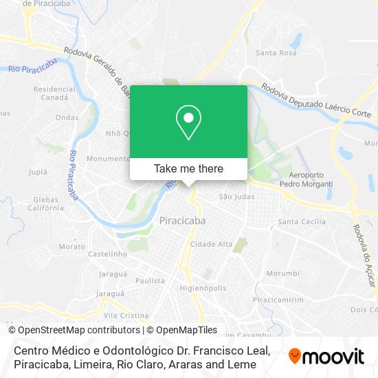 Centro Médico e Odontológico Dr. Francisco Leal map