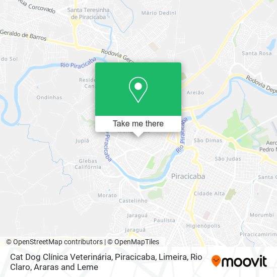 Cat Dog Clínica Veterinária map