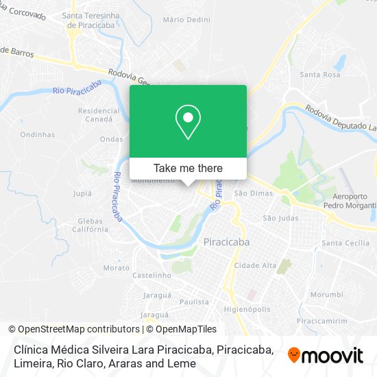 Clínica Médica Silveira Lara Piracicaba map