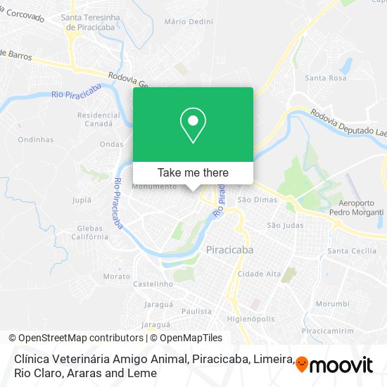 Clínica Veterinária Amigo Animal map
