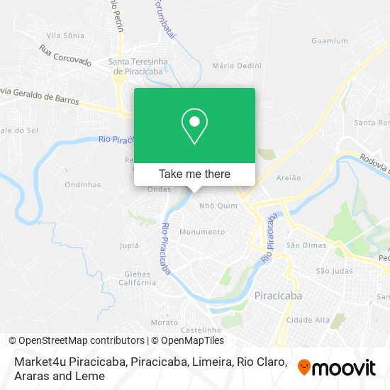 Market4u Piracicaba map