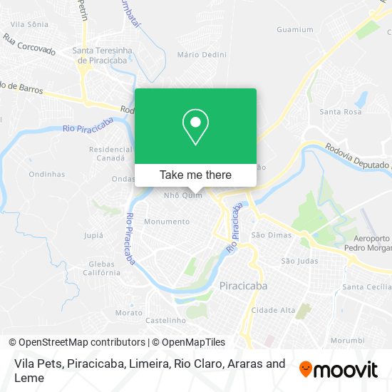 Vila Pets map